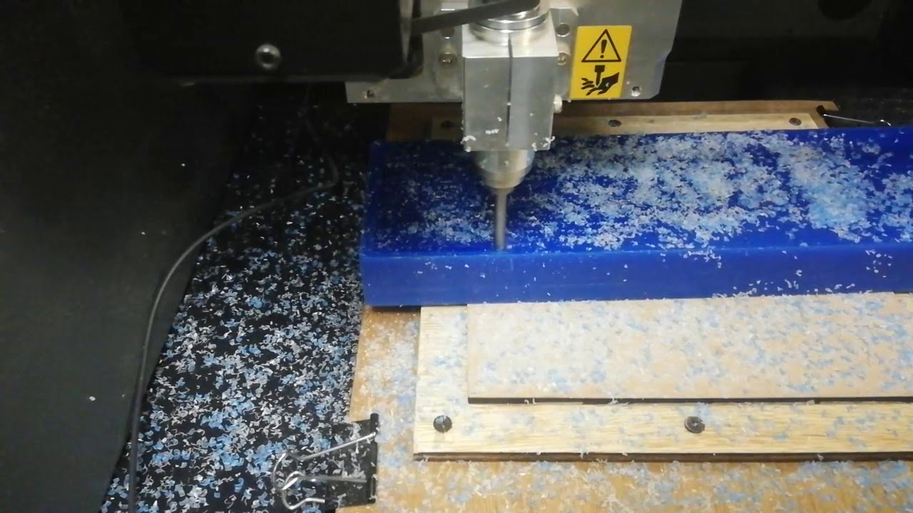 Machining the machinable wax on 3axes milling machine part (3) YouTube