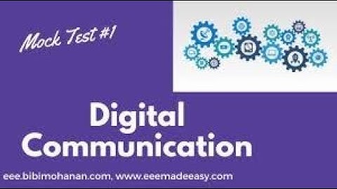 EC8501 Digital Communication MCQ Questions with Answers in Correlative coding - Part 2