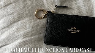 COACH MULTIFUNCTION CARD CASE REVIEW   WHAT FITS INSIDE?