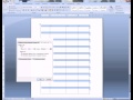 Видеоурок "Создание и редактирование таблиц в Word"