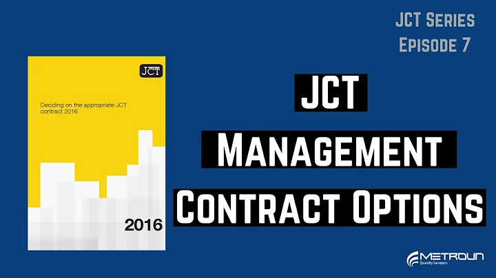 JCT Management Main Contracts