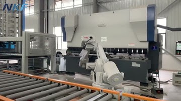 The 1T payload linear rails we produce are used in conjunction with ABB robots for automated bending