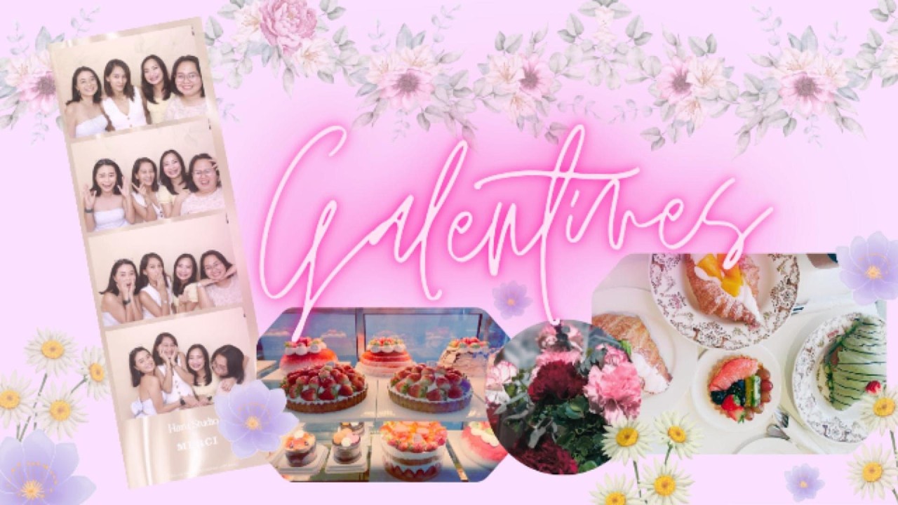 Coffee & Pastries Galentines w Highschool Friends 🥐 | Simple Valentines Dinner Date 💐