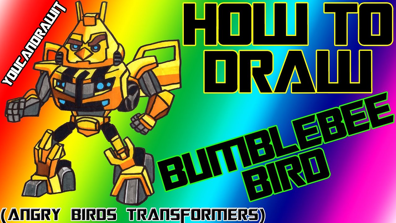 Draw Bumblebee Bird Angry Birds Transformers Youcandrawit 1080p Hd Coloring