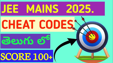 ✨ JEE Mains 2025 Cheat Codes | Quick Tips & Tricks | Scoring Secrets Unlocked! 🚀🔥