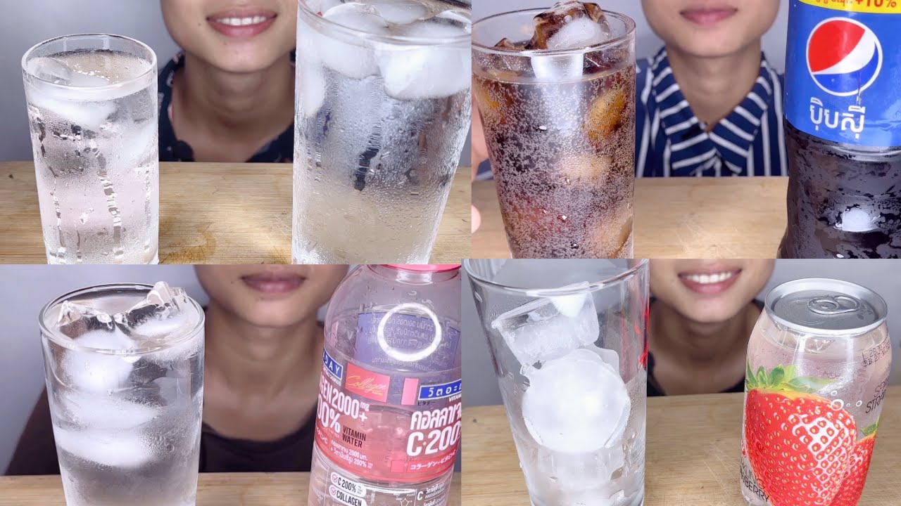 ASMR Drinking Pepsi, Cold Water