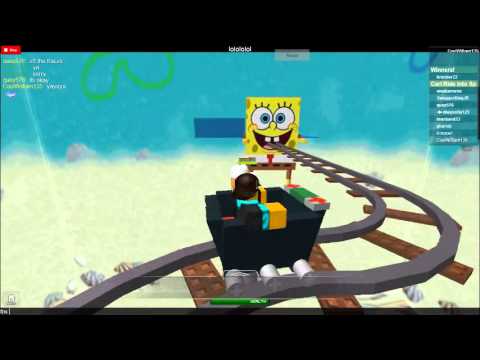 Roblox Cart Ride Into Spongebob - 