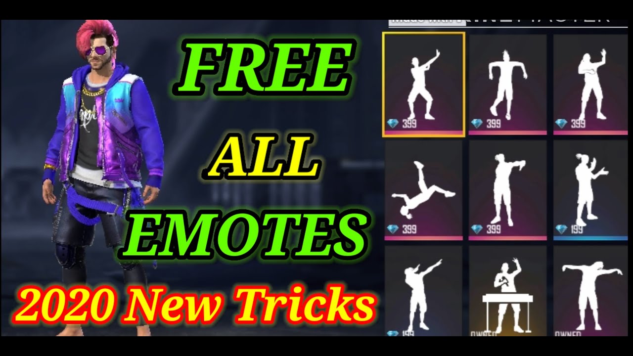 How To Unlock Emotes in Free Fire | 100% Verified Trick ...