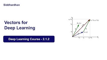 DL. 2.1.2.  Mastering Vectors for Deep Learning | Deep Learning Course