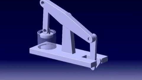 BEAM ENGINE MECHANISM [THEORY OF MACHINES]