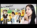 MY BOYFRIEND GOT ME IN DETENTION FOR CHEATING! - Roblox - Escape from Detention