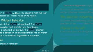 Understanding Text Alignment in Flutter: Why Does My Text Appear Centered?