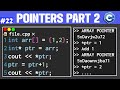 Pointer Arithmetic And Pointer to Arrays in C++
