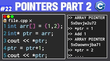 Pointer Arithmetic And Pointer to Arrays in C++