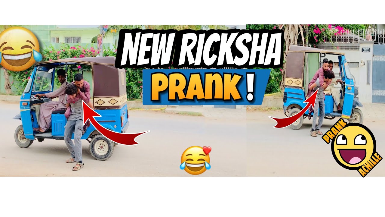 New ricksha prank | funny 😆 #viralvideo || mr abid - YouTube