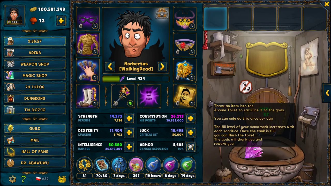 SFGAME TOILER ARCANE SPLINTER