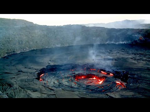 بركان عرت علي في إقليم عفر يعد أنشط براكين إفريقيا