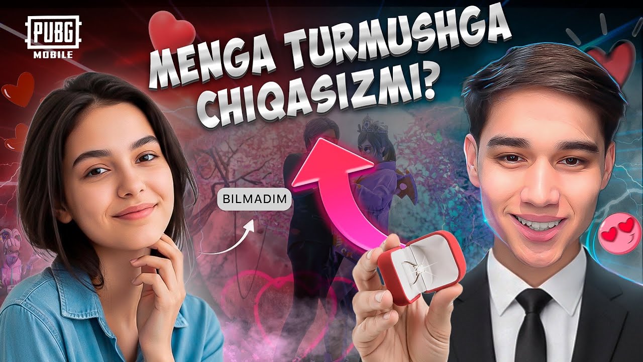 😳MENGA TURMUSHGA CHIQISHNI TAKLIF QILDIM😱 - PUBG MOBILE !!!