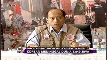 Jumlah Korban Meninggal Gempa Sulteng Bertambah Menjadi 1.649 Orang - iNews Sore 06/10