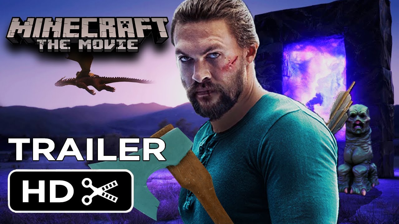 MINECRAFT : The Movie (2023) Live Action Jason Momoa Teaser ...