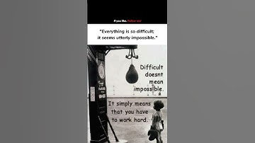 "Difficult isn