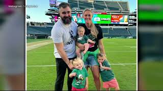 Jason Kelce defends wife after online troll calls her 'homemaker': 'Our marriage is a partnership'