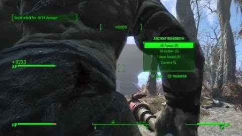 Fallout 4 ancient behemoth meets my hammer