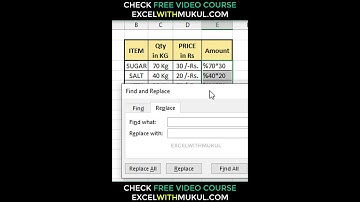 Excel Amazing Trick to Multiply with text values