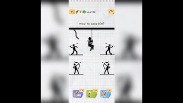 Draw To Save Stickman Puzzle 😀 Level 52 #trending #youtubeshorts #viral #shorts