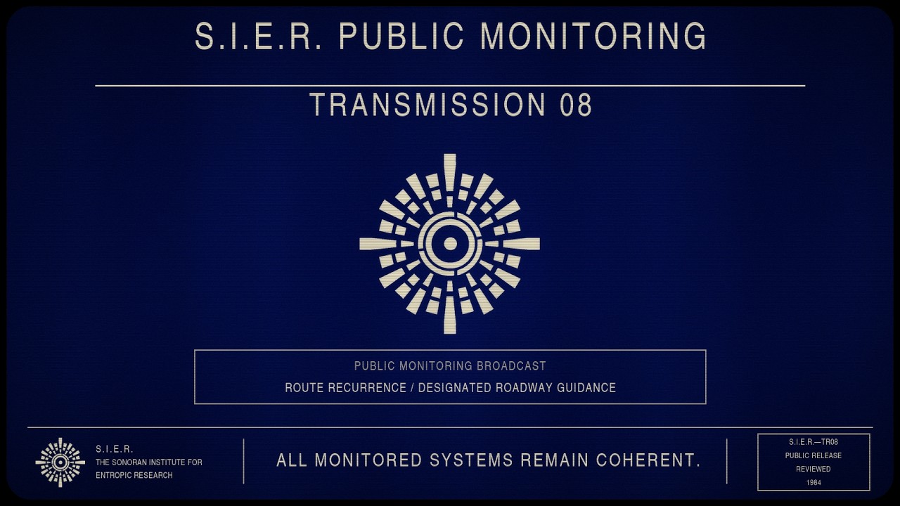 TRANSMISSION_08 // ROUTE RECURRENCE