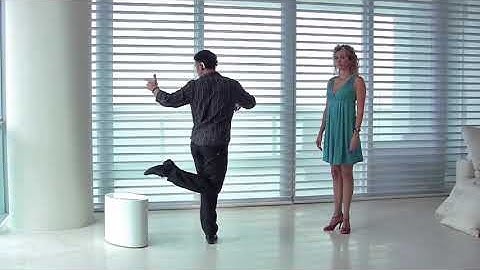 StepFlix Tango dance lessons, level 1, class #6: voleos by Diego Santana