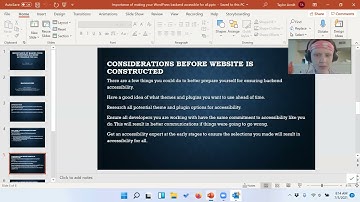Taylor Word Camp Santa Clarita Importance Of WordPress BackEnd Accessibility by Taylor