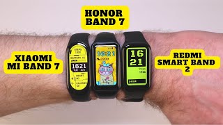 Порівняння: Mi Band 7 vs Honor Band 7 vs Redmi Smart Band 2 │Обираємо кращий фітнес браслет 2023