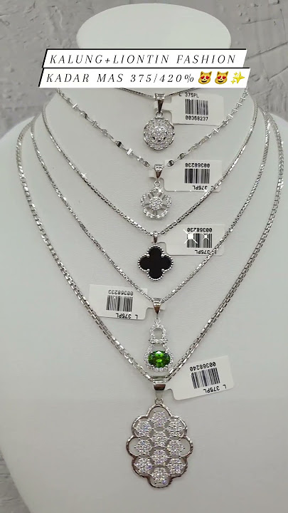 Kalung liontin fashion kadar 375 420%Atas bawah42cm 2 02gr 1 000 0003684121 17gr 539 00036823744cm 2