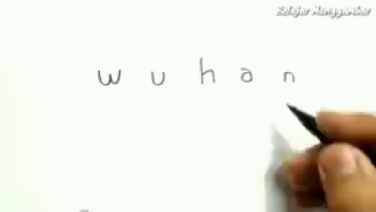  Menggambar kata Wuhan menjadi gambar  yg  bagus  YouTube
