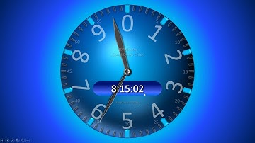 MatsClock 120087a - Free PowerPoint Digital Clock PPT Timer