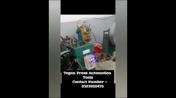 TEGAN PRESS AUTOMATION TOOLS DECOILER,  STRAIGHTENER & PUNEMATIC FENDER #machine #punematicfeeder