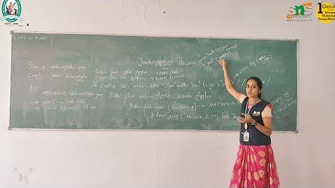 Java Applet Program | JAVA | SNS INSTITUTIONS #snsinstitutions #snsdesignthinkers #designthinking