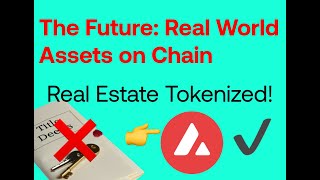 Real World Assets 🚀 $240B Property Tokenization in the US Avalanche Blockchain Adoption Explained