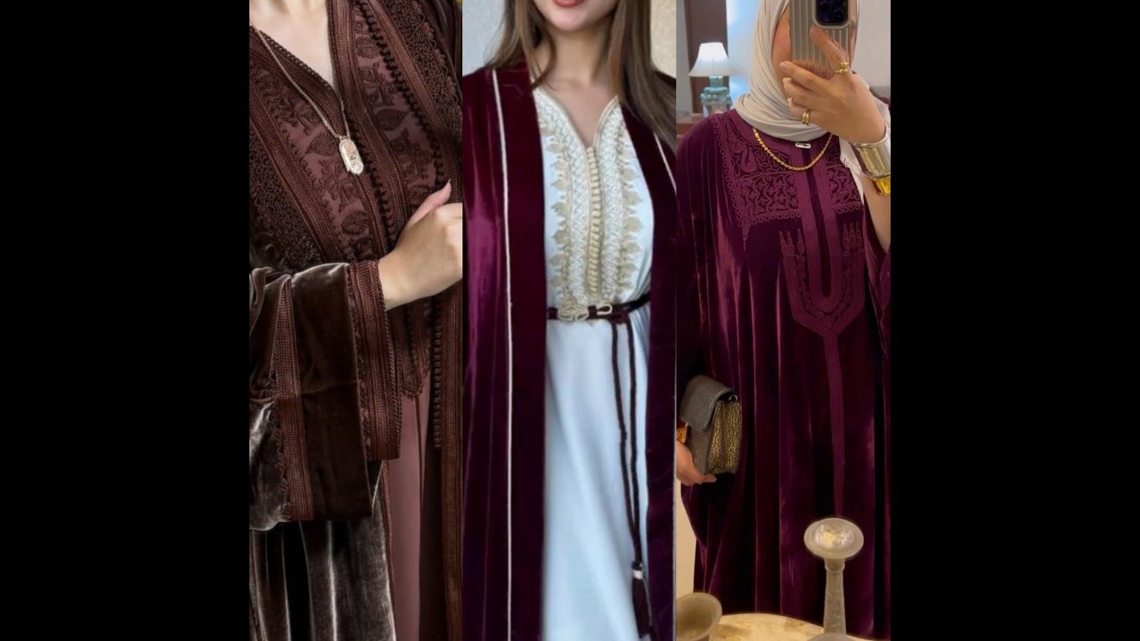 الجديد في الجلابة المغربية و القفطان بثوب المبرة.اخر مداير في الموضة #2026 jellaba mobra
