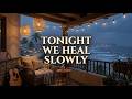 Late Night Coastal Reggae For Stress Relief, Soft Rain & Ocean Healing
