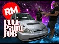 Track civic full paint job refine movement collab