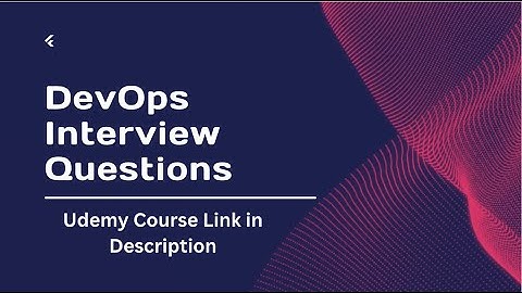 DevOps Jenkins and Kubernetes Interview Question