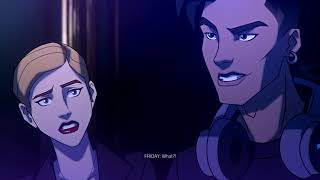 Agents of Mayhem - Mayhem Ark: Persephone, Friday & Mixer Aisha Plan Cartoon Cutscene PS4 Pro
