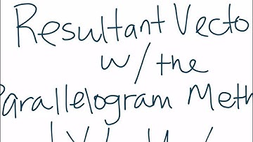 Resultant Vectors with the Parallelogram Method IXL U.6