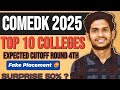 COMEDK Top 10 Colleges Round 4 Expected Cutoff 2025 + Fake Placement Reality