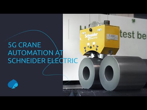 Transforming industrial crane system automation at Schneider Electric with 5G