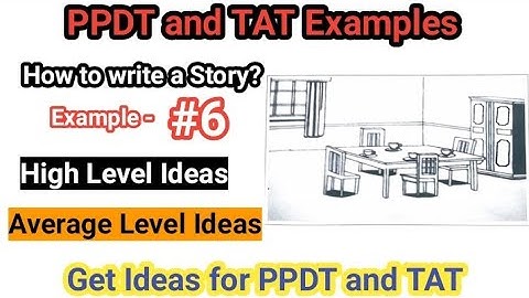 PPDT / TAT Examples #6 | Get Ideas, how to make a story | #ppdt #tat #ssbinterview #ssbpreparation