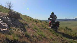 Finding my own way through the Utah desert. motorcycle adventure and camping  CRF300L  ADV