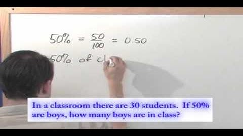Lesson 14 - Percents, Part 2 (Word Problems)